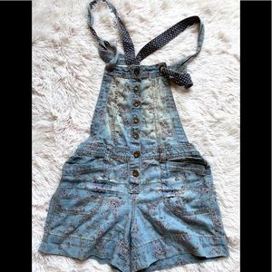 Overall Shorts